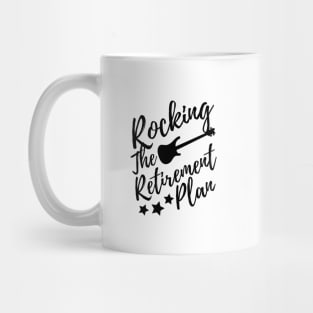 Rocking The Retirement Life Electric Guitar Mug